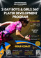 2-DAY BOYS 360 DEGREE PLAYER DEVELOPMENT PROGRAM - GOLD COAST (NERANG BULLS RUGBY UNION CLUB - 2-3 JULY)