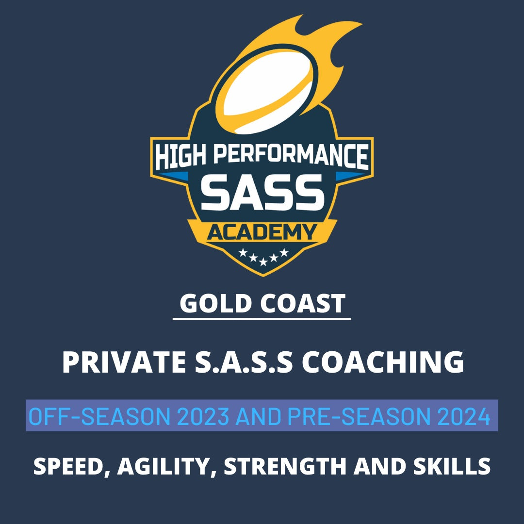 8 Week S.A.S.S Academy Off Season - Private Coaching - 1 session/week (GOLD COAST)